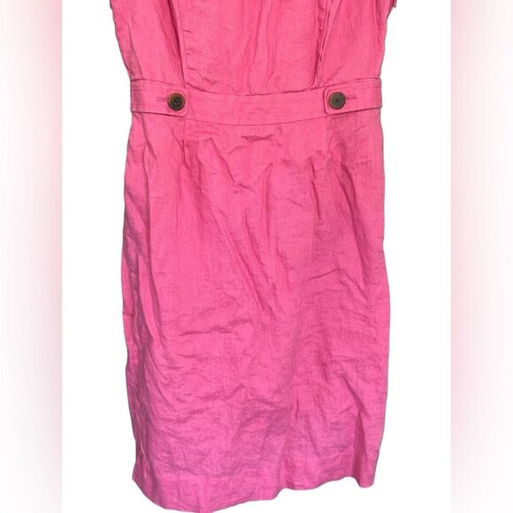 J. Crew Vintage Linen Dress and Blazer Single Button Academia Office Size 6 - Picture 8 of 13